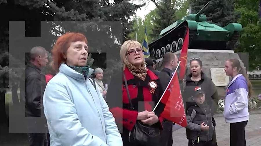 Корреспондент «Известий» показала празднование Дня Победы в Мелитополе<br />

