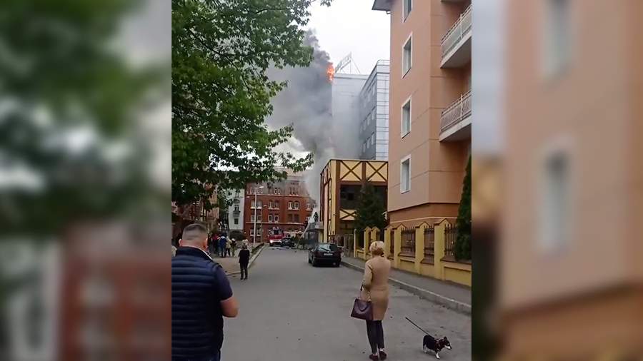 В Калининграде загорелся отель «Мартон Палас»<br />
