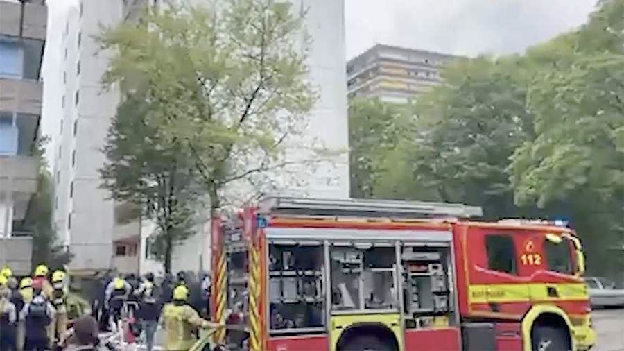 В квартире многоэтажного дома под Дюссельдорфом в Германии произошел взрыв<br />

